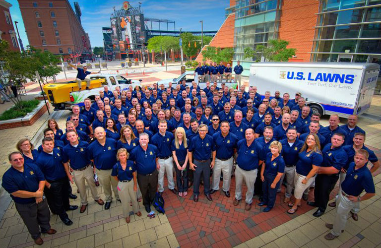 U.S. Lawns team staff and franchisees